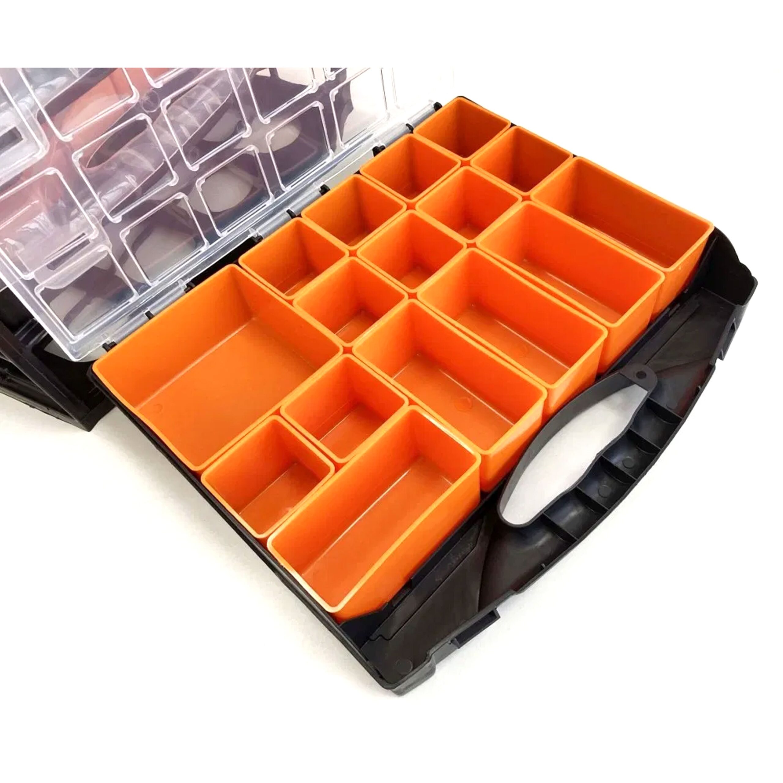 ORGANISER SET 4 TRAY POLY WITH REMOVABLE INNER COMPARTMENTS - TOOLZONE KDPTB098 - Image 8