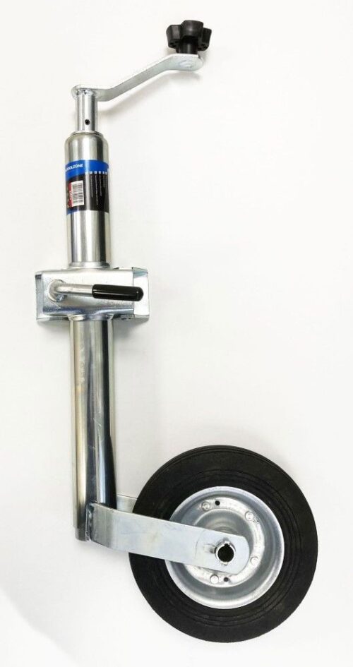 TRAILER JOCKEY WHEEL 42mm 200mm RUBBER TYRE SWING BACK 350lb – TOOLZONE KDPRM016
