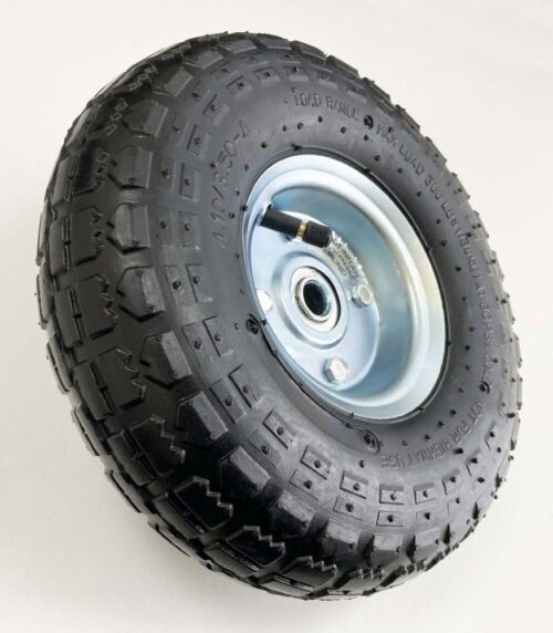 SACK TRUCK SPARE WHEEL SILVER CENTRE 250 x 76mm 16mm BORE – TOOLZONE KDPRM003