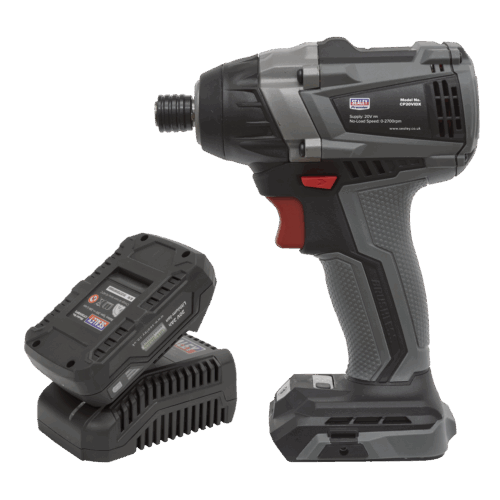 20V 1/4″ HEX IMPACT DRIVER KIT, LITHIUM BATTERY, BRUSHLESS
