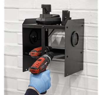 WORKSHOP POWER TOOL STORAGE RACK 2 BAY GARAGE PTSR2 - Image 2