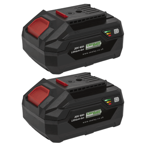 20V 4Ah BATTERY PACK LITHIUM SV20, 2 BATTERIES