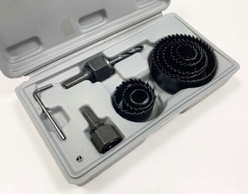 HOLE SAW SET 11pc CARBON STEEL SIZES 19-64mm – TOOLZONE KDPHS042