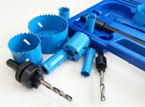 HOLE SAW SET BIMETAL 17pc M3 VARIABLE PITCH SIZES 16-76mm – TOOLZONE KDPHS029