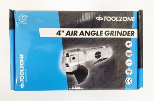 AIR ANGLE GRINDER 4″ FREE SPEED 11000 rpm AIR INLET 1/4″ DISC SIZE 4″ – TOOLZONE KDPAT079