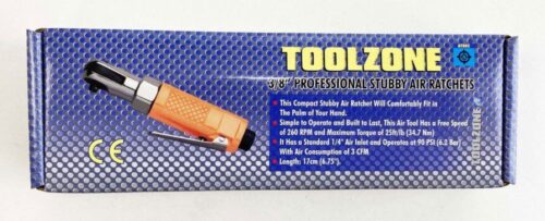 AIR RATCHET STUBBY 3/8″ DRIVE ORANGE – TOOLZONE KDPAT002
