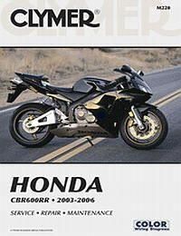 MANUAL Honda CBR600RR 03-06, CLYMER M220 REPAIR Maintenance