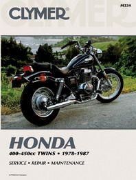 MANUAL Honda 400-450cc Twins, CLYMER M334 REPAIR Maintenance