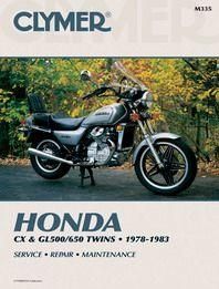 MANUAL Honda CX & GL500/650, CLYMER M335 REPAIR Maintenance