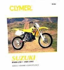 MANUAL 89-95 RM/RMX SUZI., CLYMER