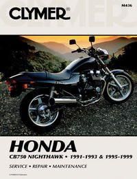 MANUAL Honda CB750 Nighthawk, CLYMER M436 REPAIR Maintenance