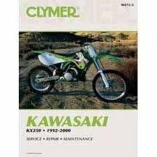 MANUAL 92-00 KX250 KAW. CLYMER