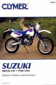 MANUAL DR250/350 90-95 CLYMER