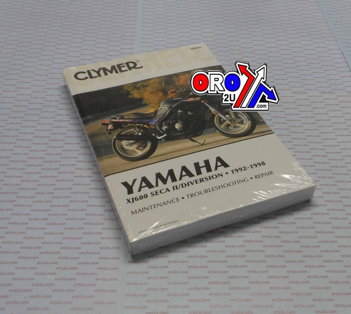 MANUAL XJ600 Seca II 92-98, CLYMER M494 REPAIR Maintenance