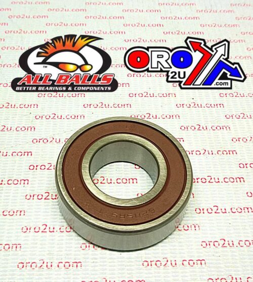 BEARING HD CUSTOM WHEEL, ALLBALLS 6205-2RS-IN, 1″ x 52mm x 15mm SEALED