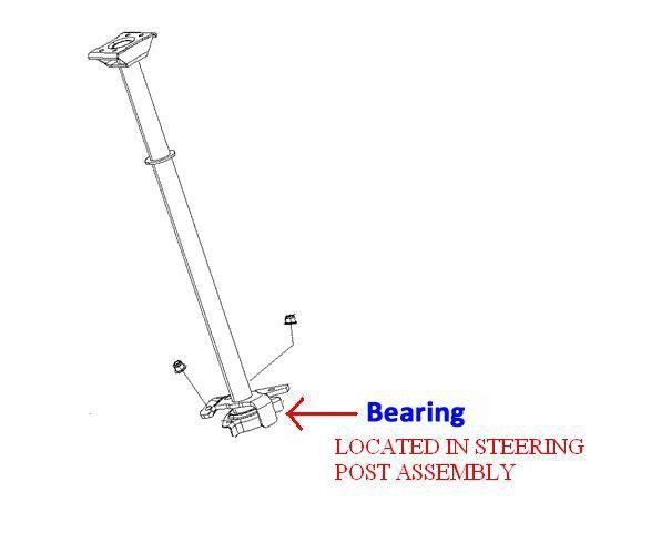 BEARING SEALED STEERING POST CS6205-2RS, 1823467, 1823773 POLARIS, AT-08900 - Image 3
