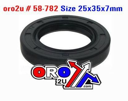 OIL SEAL 25x35x7TC NBR EACH, 15-13-725-01, MX-09226D