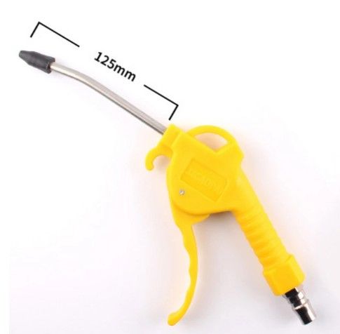 Plastic Air Blow Gun Duster Trigger Handle 1/4” Compressed Alloy Nozzle