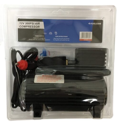 AIR COMPRESSOR 12v 300psi METAL GAUGE – TOOLZONE KDPAU121