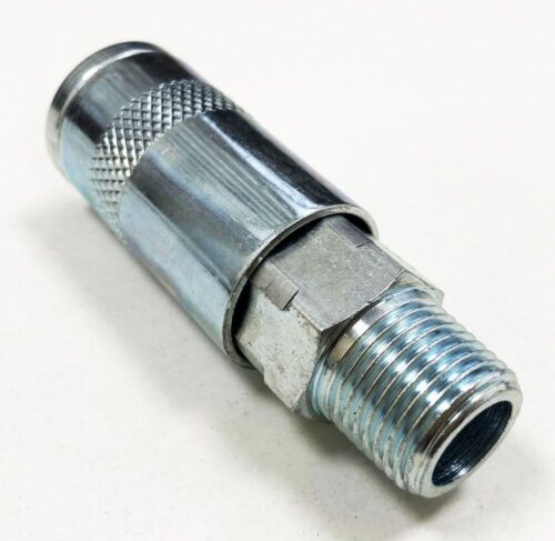 AIR COUPLING 3/8″ bsp MALE ZINC PLATED STEEL COMPATIBLE WITH pcl FITTINGS – TOOLZONE KDPAT089
