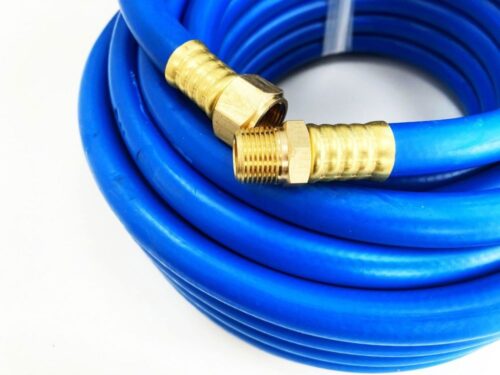 AIR HOSE 3/8″ 50ft HI VIS 3/8″ BSP MALE AND FEMALE ENDS WORKING PRESSURE 20 bar – TOOLZONE KDPAT070