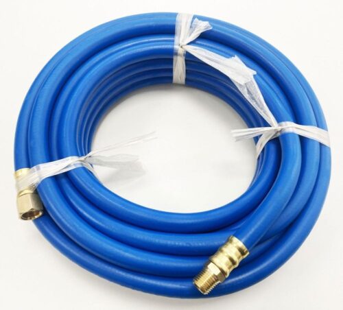 AIR HOSE 10m x 8mm HI VIS 1/4″ BSP FITTINGS WORKING PRESSURE 20 bar – TOOLZONE KDPAT038