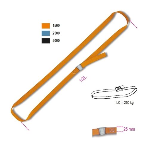 Cam Buckle Straps 200kg High-Grade Polypropylene 1.5m – Robur 8188F 1,5