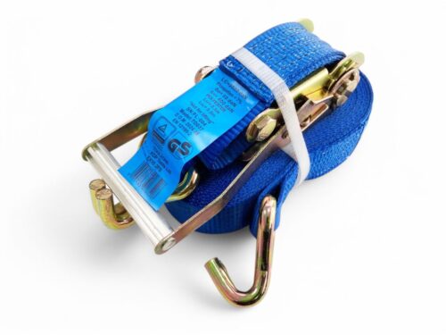 HEAVY DUTY RATCHET TIE DOWN 50mm x 10m 2500daN STRAIGHT 5000kg ROUND GS APPROVED – TOOLZONE KDPTD037