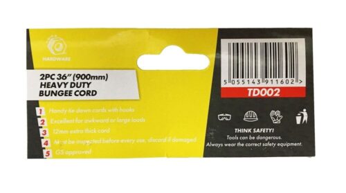 BUNGEES 2PC 36″ 12mm WITH HOOKS – TOOLZONE KDPTD002