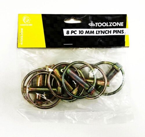 LINKAGE PIN SET 8pc 10mm GALVANISED – TOOLZONE KDPHW170