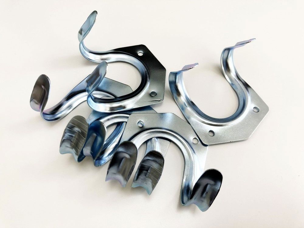 TOOL HOOK SET 5pc 75mm HEIGHT WITH FIXINGS - TOOLZONE KDPHW154 - Image 3