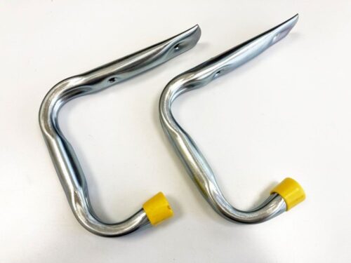 JUMBO HOOK SET 2pc 140x140mm WITH FIXINGS PLASTIC END CAPS – TOOLZONE KDPHW062