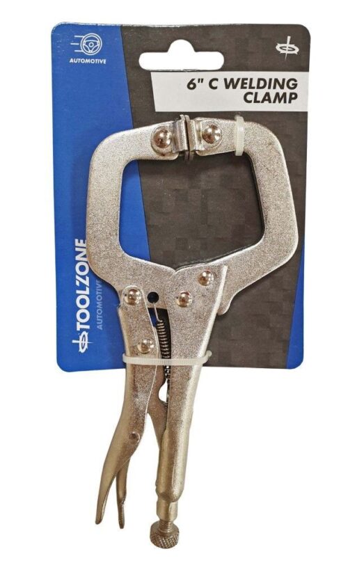 C WELDING CLAMP WITH SWIVEL PADS 6″ – TOOLZONE KDPWH020