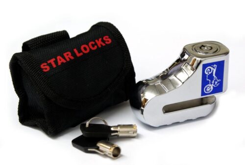 DISC LOCK SMALL YELLOW, Scooter Bike Bicycle Motorcycle Anti-theft Brake Rotor Disc Lock