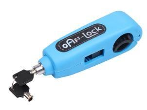 HANDLEBAR GRIP LEVER LOCK â BLUE â ANTI THEFT SAFETY DEVICE