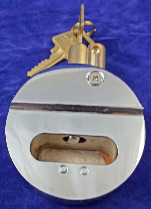 PADLOCK CONCEALED SHACKLE 73mm STEEL CHROME PLATED WITH 2 KEYS – TOOLZONE KDPLK108