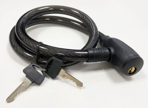 CABLE LOCK 15mm x 800mm WITH 2 KEYS – TOOLZONE KDPLK097