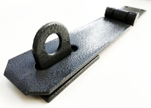 HASP AND STAPLE CAST IRON 7″ x 2″ WITH FIXINGS – TOOLZONE KDPLK086