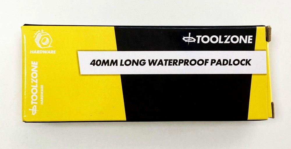 PADLOCK LONG SHANK CAST IRON 38mm 65mm SHACKLE WITH 3 KEYS - TOOLZONE KDPLK031 - Image 4