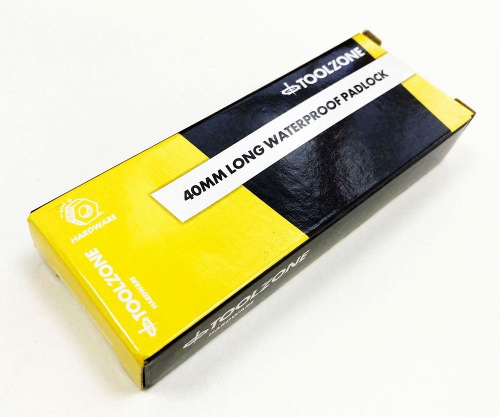 PADLOCK LONG SHANK CAST IRON 38mm 65mm SHACKLE WITH 3 KEYS - TOOLZONE KDPLK031 - Image 5