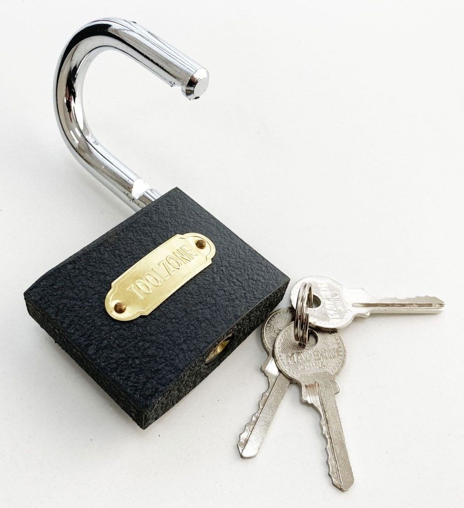 PADLOCK CAST IRON 63mm WITH 3 KEYS - TOOLZONE KDPLK030 - Image 3