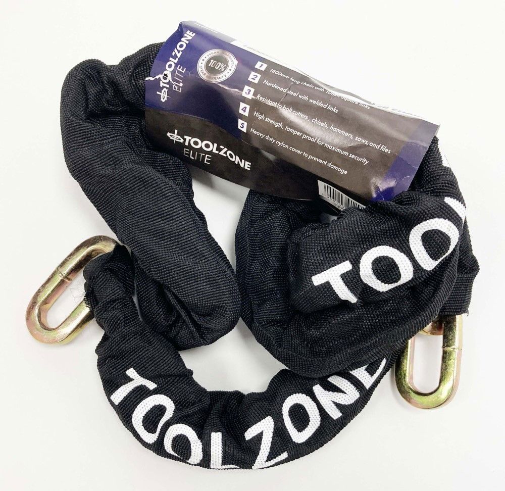 CHAIN NYLON COVERED 1.8m x 10mm HEAVY DUTY SQUARE LINK - TOOLZONE KDPLK020 - Image 2