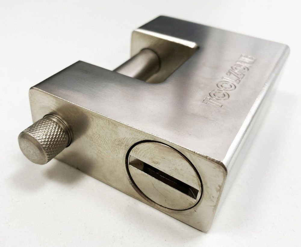 PADLOCK HEAVY DUTY CONTAINER 95mm SHANK 12.85mm WITH 5 KEYS - TOOLZONE KDPLK008 - Image 2