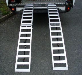 FOLDING RAMP ALLOY 420Kg, ALLOY FOLDING RAMP 2300mm