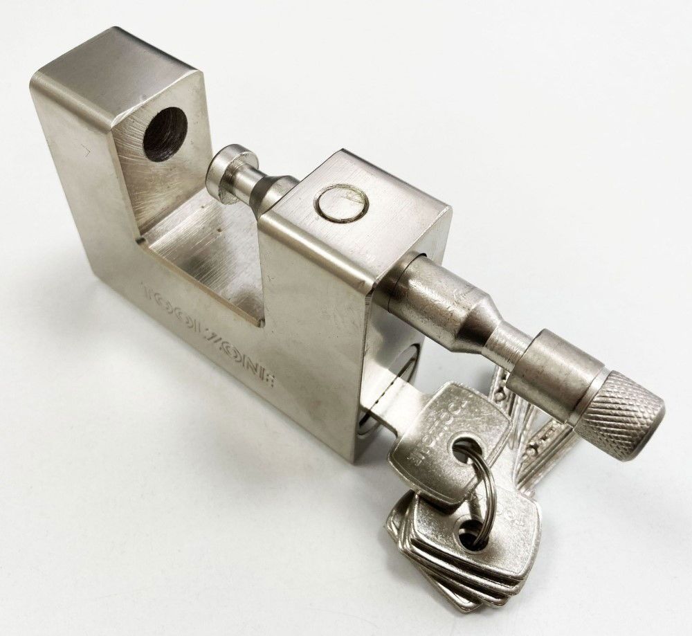 PADLOCK HEAVY DUTY CONTAINER 95mm SHANK 12.85mm WITH 5 KEYS - TOOLZONE KDPLK008 - Image 7