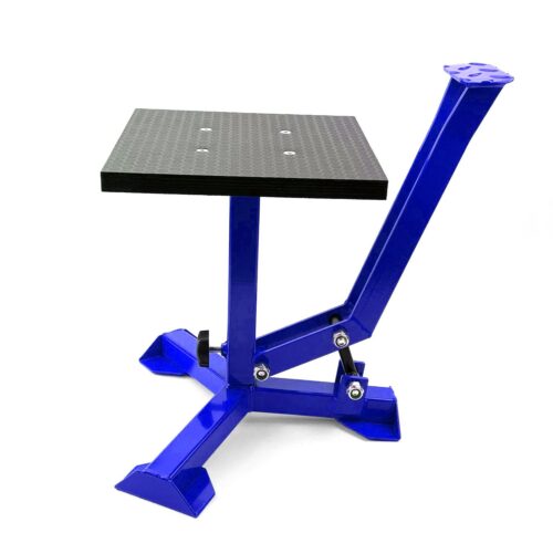 ELITE TRIPOD POP UP STAND, BIG FEET / GLOSS BLUE / TAG-Z, MX STAND PIT PADDOCK ENDURO