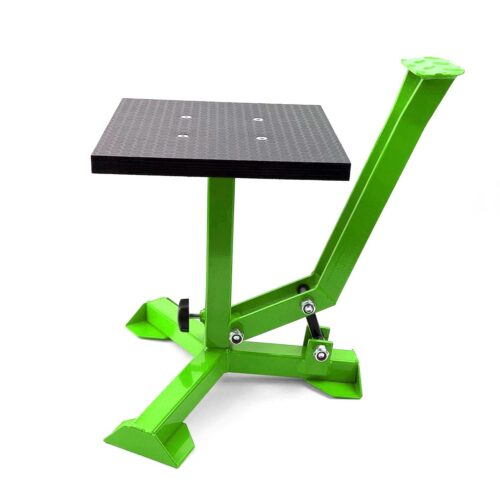 ELITE TRIPOD POP UP STAND, BIG FEET / GLOSS GREEN / TAG-Z, MX STAND PIT PADDOCK ENDURO