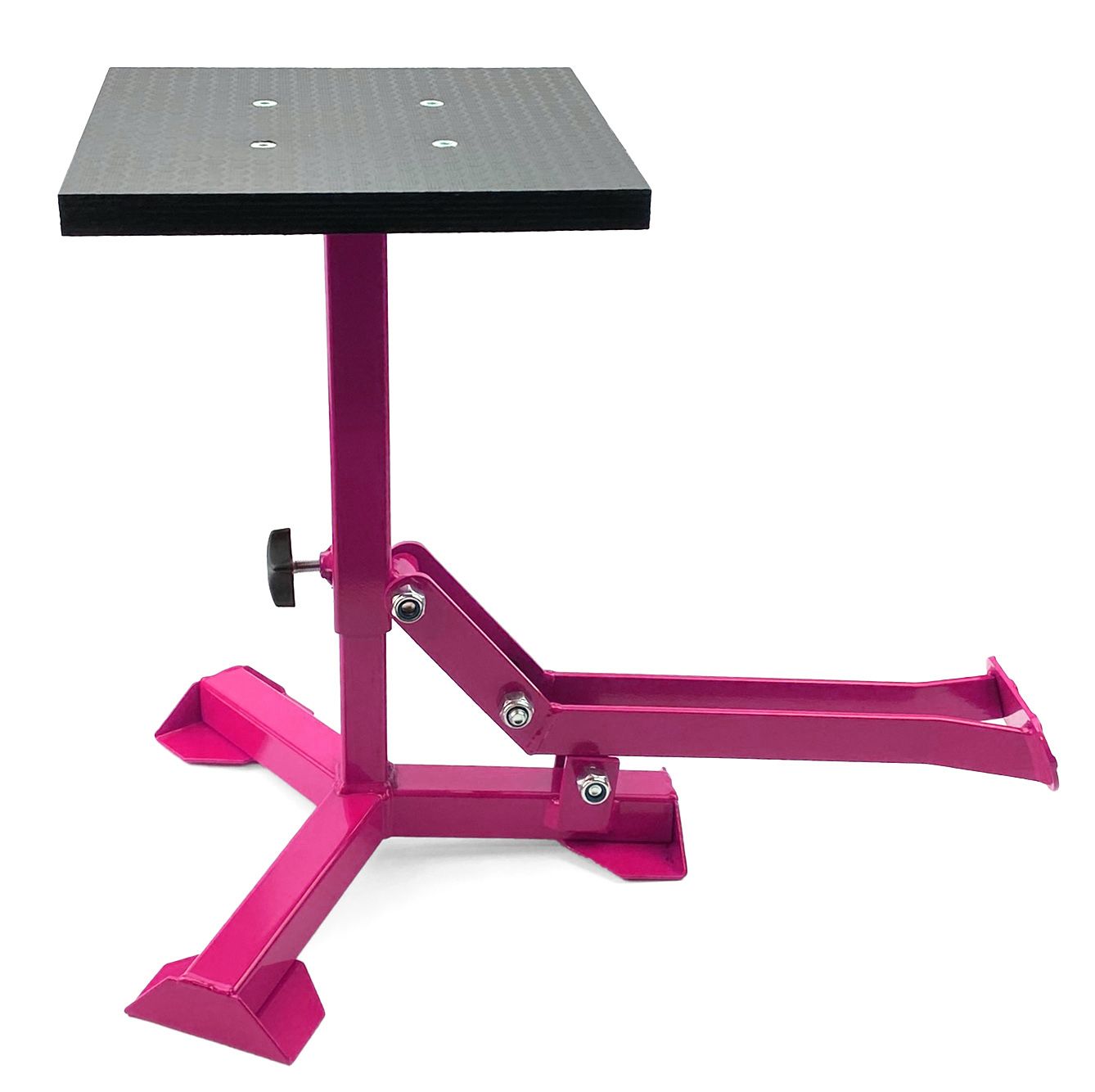 ELITE TRIPOD POP UP STAND, BIG FEET / GLOSS PINK / TAG-Z, MX STAND PIT PADDOCK ENDURO