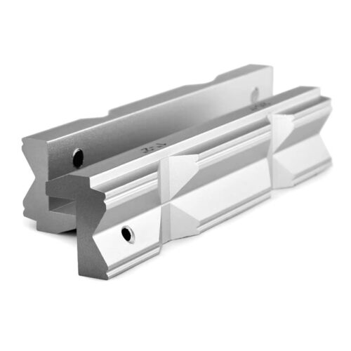 2PCS 6″ V-CLIP CNC MILLING STEEL VISE HARD JAW FIXTURE ALUMINIUM ALLOY