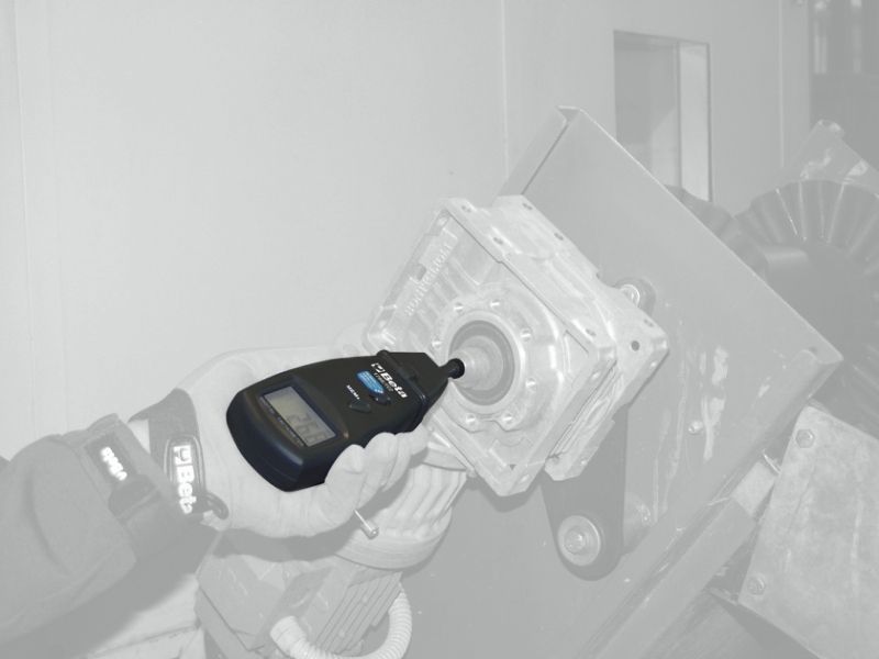 Combination Contact/Non-Contact Digital Tachometer 2.5-99,999 RPM 230mm - Beta Tools 1760/TC2 - Image 2